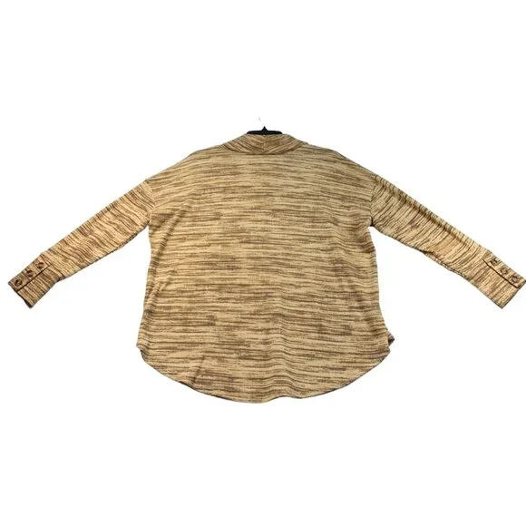 LulaRoe Sweater Womens Plus Size 2XL Tan Long Sleeve Turtleneck - Picture 2 of 7